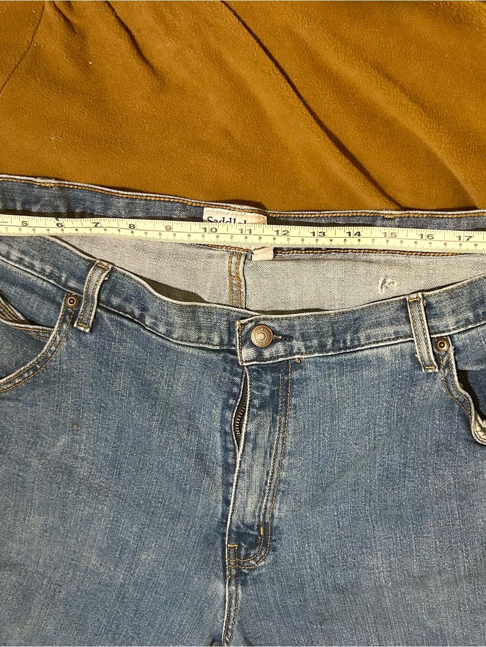 Big & TallSaddlebred Men’s Light Blue Relaxed Fit Jeans